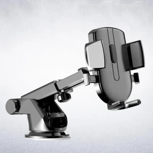 Güçlü Vantuzlu Araç Içi Cam ve Torpido Üstü Telefon Tutucu, Uzayabilen, Ergonomik 360 Derece Dönebilen