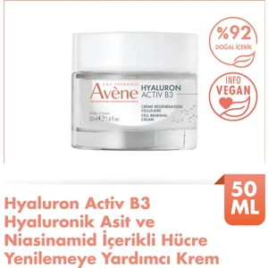 Hyaluron Activ B3 Hücre Yenilemeye Yardımcı Krem 50 ml