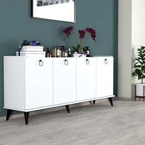 H4010 Vesta Konsol 180.CM Siyah Detaylı Be