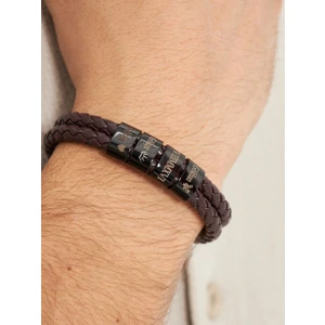 Kişiye Özel Deri Bileklik Isim Yazılı Bileklik Çift Bilekliği Sevgiliye Hediye