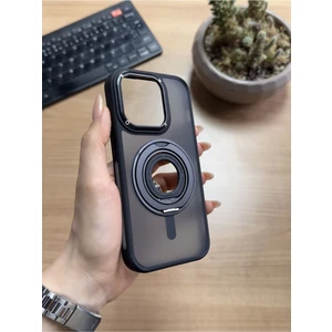 iPhone 15 Pro Standlı ve Yüzüklü Magsafe Kılıf