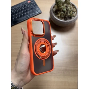 iPhone 15 Pro Standlı ve Yüzüklü Magsafe Kılıf