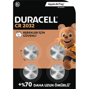CR2032 Lityum Düğme Piller 3V (4’lü Paket)