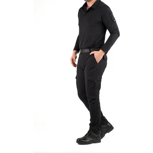Erkek Taktik Outdoor Kargo Pantolon – Suya Dayanıklı, Esnek ve Çok Cepli Siyah Renk