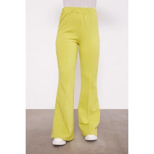 Fıstık Yeşili İspanyol Paça Pantolon