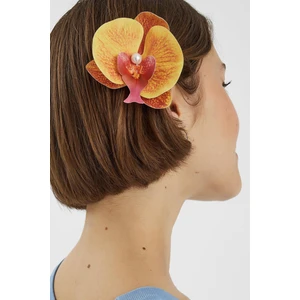 Pens-Aloha Orkide Çiçeği Süslü Çok Amaçlı Pens Toka