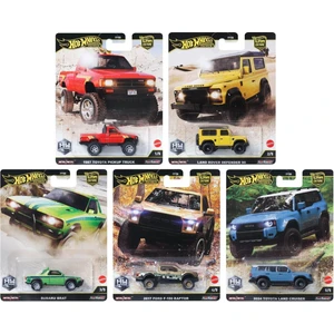 Hot Wheels Premium Hw OffRoad 5'li Set – Toyota, Land Rover, Ford, Subaru (Car Culture Serisi)