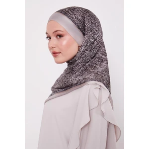 Vizon Baskılı Hint Ipeği Şal