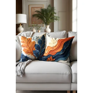 Modern Desenlidijital Baskılı Kırlent Kılıfı. Çift Taraflı Gizli Fermualı Kırlent Kılıfı