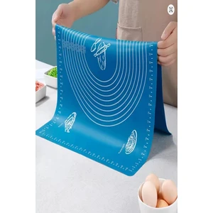 Silikon Hamur Açma Matı Silpat Büyük Boy 50X40 cm Premium Kalite Yapışmaz Hamur Şekillendirici Mat