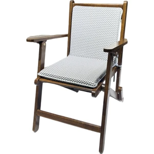 Derya Ticaret Sandalye Minderi Sırt Dayamalı 4 Adet