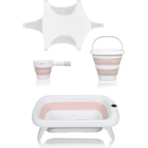 Free Bebek Katlanır Bebek Banyo Küvet Seti Termometreli (40LT)