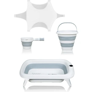 Free Bebek Katlanır Bebek Banyo Küvet Seti Termometreli (40LT)