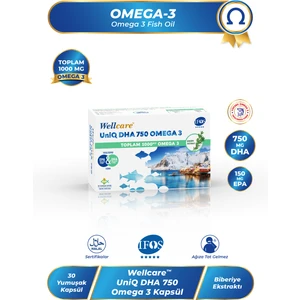 Uniq 750 Omega 3 30 Kapsül
