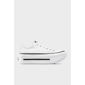 Logolu Tırtıklı Platform Taban Sneaker Ayakkabı Bayan Ayakkabı A15491C 102