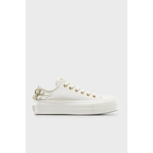 Logolu Kemer Detaylı Platform Taban Sneaker Ayakkabı Bayan Ayakkabı A11866C 286