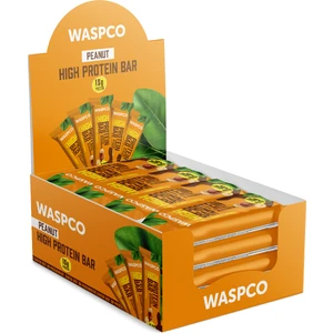 Waspco Yer Fıstıklı Ve Kakaolu Yüksek Protein Bar 50g x 12 Adet