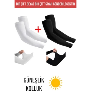 Motosiklet/bisiklet Güneşlik Kolluk Koruyucu-Sıklaştrma Kolluğu-Motorcu Kolluğu ( 2 Çift )