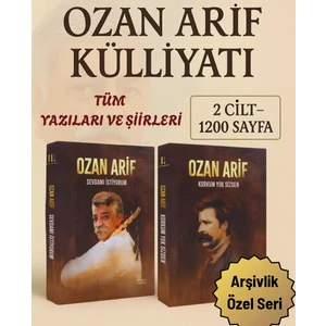 OZAN ARİF KİTAP SETİ (Ozan Arif Külliyatı) - 2 Cilt, 1200 Sayfa - Özel Seri - Koleksiyon Ürün - Tüm Yazıları ve Şiirleri