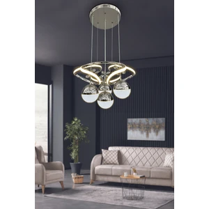 Dron 3 Renk Modern Sarkıt 4 Toplu LED Avize Powerled Ledli Avize