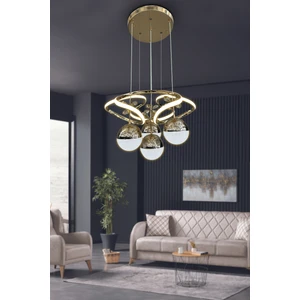 Dron 3 Renk Modern Sarkıt 4 Toplu LED Avize Powerled Ledli Avize