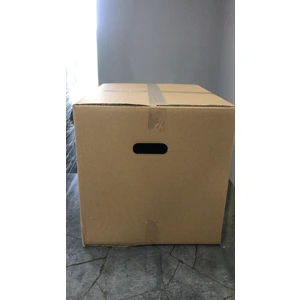 60X30X30 cm Standart Çift Oluklu Tutamaklı Koli 5 Adet, Boş Koli, Boş Kutu Taşıma Kolisi