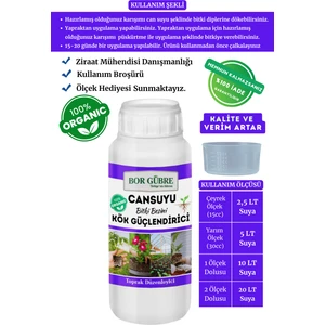 Can Suyu Köklendirici Bitki Besini Organik Sıvı Bitki Gübresi -500ML