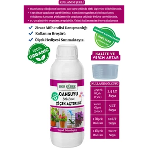 Çiçek Açan Süs Bitkileri Için Can Suyu Bitki Besini Organik Sıvı Bitki Gübresi 1000ML