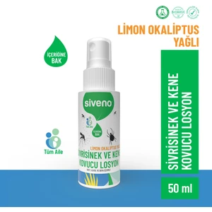 Sivrisinek ve Kene Kovucu Sprey Losyon Bitkisel Tüm Vücut İçin Seyahat Tatil Boy 50 ml