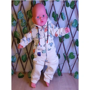 Kıpırık Baby Kıpırık Babyerkek Çocuk Çocuk Dinazor Desenli Kapşünlu ve Fermuarlı 2 Li Takım