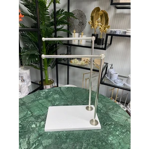 Mermer Kuvars 2'li Havluluk