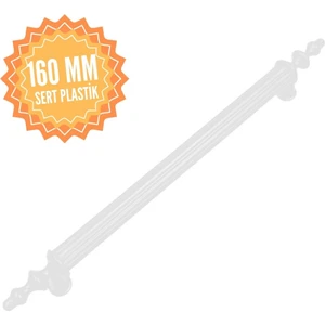 Plastik Boru Beyaz 160 mm Kulp Lüks Country Mutfak Mobilya Dolap Çekmece Kulpu