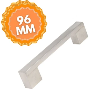 Alüminyum Köprü Inox 96 mm Kulp Lüks Country Mutfak Mobilya Dolap Çekmece Kulpu