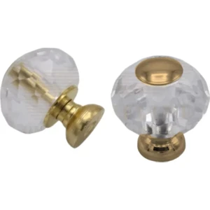 Oskar Kristal Altın Düğme Kulp Lüks Country Mutfak Mobilya Dolap Çekmece Kulpu