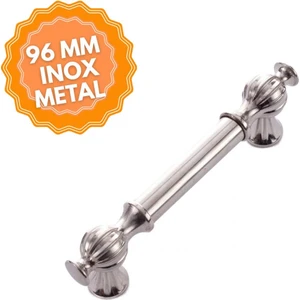Ebrar Inox 96 mm Kulp Lüks Country Mutfak Mobilya Dolap Çekmece Kulpu