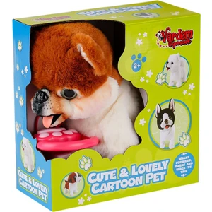 PR66699-26 Yürüyen Tasmalı Peluş Köpek