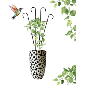 Metal Bitki Destek Çubuğu Saksı Sarmaşık Çiçek Fidan Dal Dekoratif Saksı Çiçek Bitki Desteği