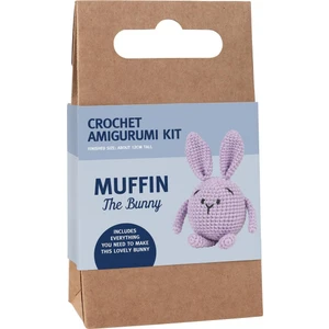 Mini Amigurumi Kiti Lila Tavşan Eğlenceli Oyun ve Gelişim Destekleyici