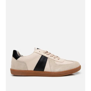 02AYH303420A311 ERKEK Süet Deri Bej Spor Ayakkabı