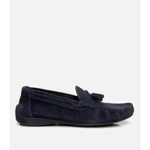 02AYH305540A680 ERKEK Süet Deri Lacivert Püskül Detaylı Günlük Loafer
