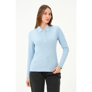 Msw kadın Regular Fit Polo Yaka T-Shirt