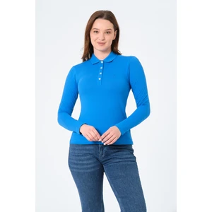 Msw kadın Regular Fit Polo Yaka T-Shirt