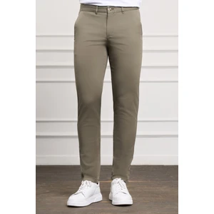 Erkek Yeşil Slim Fit Chino Pantolon