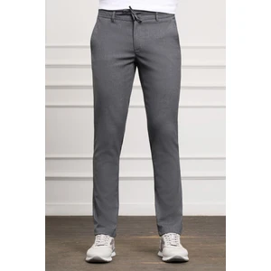 Erkek Gri Slim Fit Jogger Pantolon