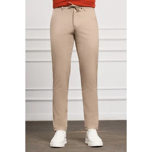 Erkek Bej Slim Fit Jogger Pantolon