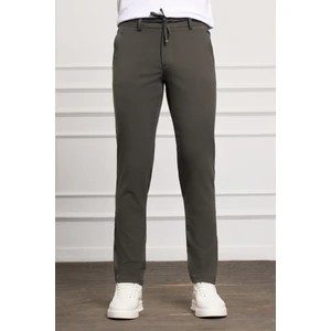 Erkek Haki Slim Fit Jogger Pantolon