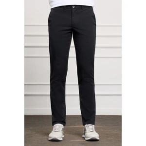 Erkek Siyah Slim Fit Chino Pantolon