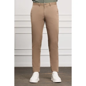 Erkek Vizon Slim Fit Chino Pantolon
