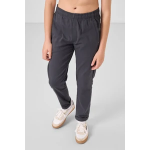Gri Standart Fit Dokuma Hafif Esnek Chino Erkek Çocuk Pantolon - 11272