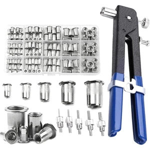 150 Adet Perçin Somunları Pense Mandrel Takımı Somun Perçin Mandrelleri Onarım Aracı (Yurt Dışından)